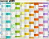Allerbeste Kalender 2019 Zum Ausdrucken In Excel 16 Vorlagen