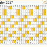 Am Beliebtesten Excel Kalender 2017 Kostenlos