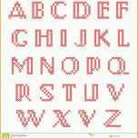 Am Beliebtesten Kreuzstich Alphabet Stockbilder Bild