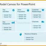 Angepasst Business Management Canvas for Powerpoint Slidemodel