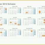 Angepasst Kalender Vorlage 2019 Der Beste Kalender 2019 Schweiz