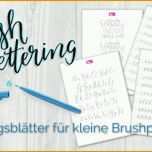 Atemberaubend Brush Lettering Lernen