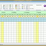 Atemberaubend Excel Abwesenheits Und Urlaubsplaner Download