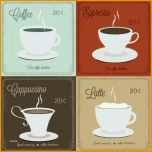 Atemberaubend Kaffee Karten