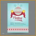 Atemberaubend Weihnachtsfeier Plakat Oder Flyer Design Vorlage