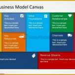 Außergewöhnlich Business Model Canvas Slide Design Slidemodel
