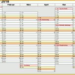 Außergewöhnlich Kalender 2018 Zum Ausdrucken In Excel 16 Vorlagen