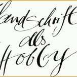 Außergewöhnlich Kalligraphie Lernen Vorlagen Handschrift Als Hobby 1 Der