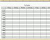 Ausnahmsweise Wochenplan Als Excel Vorlage