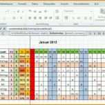 Beeindruckend Excel Monatsübersicht Aus Jahres Dienstplan Ausgeben Per