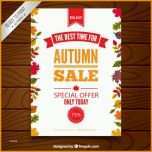 Beeindruckend Herbst Verkauf Plakat Vorlage