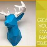 Beeindruckend origami Hirsch Papier Falten