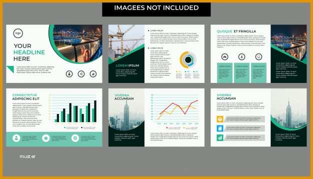Beeindruckend Unternehmenspräsentation Mit Infografik Vorlage