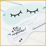 Bemerkenswert Besonders toll Finde Ich Einladungskarte „schlafbrille