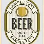 Bemerkenswert Bier Etikett — Stockvektor © Branchecarica