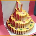 Bemerkenswert Birthday Cake Pop Up Karte Happy Birthday Kirigami