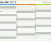 Bemerkenswert Excel Kalender 2016 Kostenlos