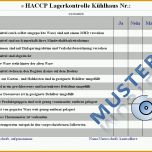 Bemerkenswert Haccp Checklisten Für Küchen Haccp Excel formular
