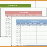 Bemerkenswert Stundenplan Vorlage Excel Df7195a Aafa
