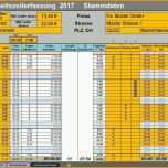 Bestbewertet Arbeitszeiterfassung Excel