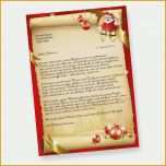 Bestbewertet Brief Vom Weihnachtsmann Vorlage Erstaunlich Brief Vom