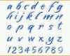 Bestbewertet Kalligraphie Alphabet Vorlagen Kostenlos