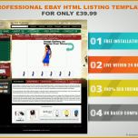 Bestbewertet Professional Ebay HTML Listing Template for Ly 3999