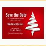 Beste Weihnachtsfeier Einladung Vorlage Save the Date Postkarten