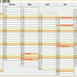 Einzahl Kalender 2016 In Excel Zum Ausdrucken 16 Vorlagen