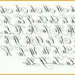 Einzahl Kalligraphie Alphabet Schreibschrift Di17