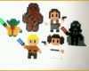 Einzahl Kühlschrankmagnete Star Wars Bügelperlen 6 Figuren