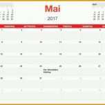 Einzahl Numbers Vorlage Kalender 2017
