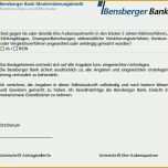Einzahl Selbstauskunft Vorlage Bank Wunderbar Bensberger Bank
