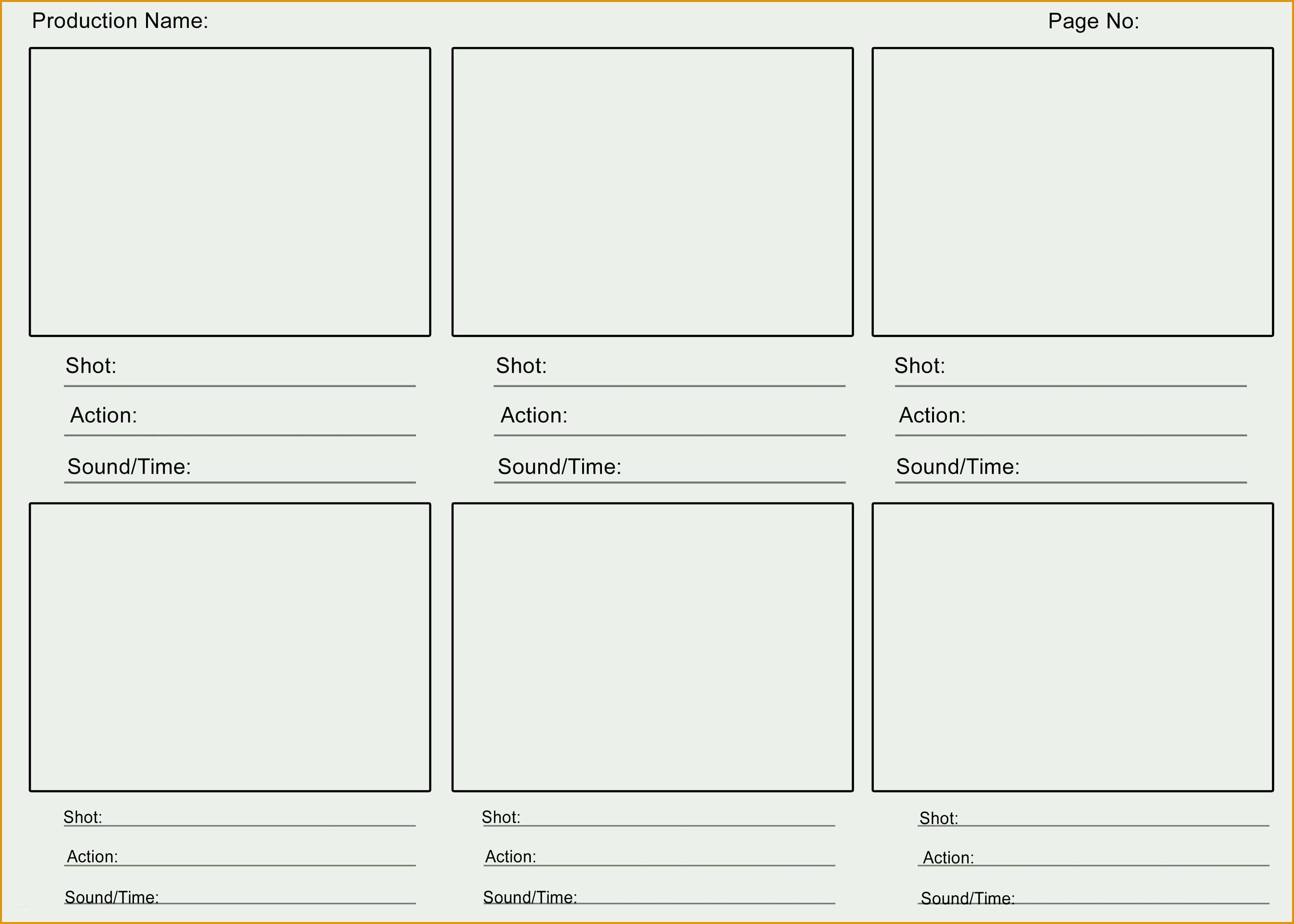storyboard template ppt