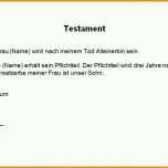 Einzahl Vorlage Berliner Testament – Vorlagen 1001