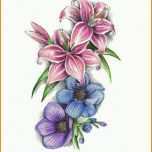 Empfohlen Blumenranken Tattoo 20 Schöne Vorlagen Für Diverse