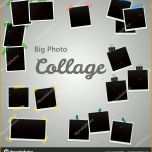 Empfohlen Polaroid Foto Collage Vorlage Foto Collage Set