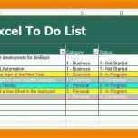 Erschwinglich 7 Excel to Do Liste Vorlage