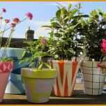 Erstaunlich Blumentopf Bemalen Balkon Und Garten Kreativ Gestalten 30