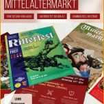 Erstaunlich Flyer Vorlagen Für Mittelaltermarkt Und Ritterfest