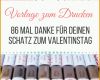 Erstaunlich Merci Druckvorlage Zum Valentinstag 86 Mal Danke Für