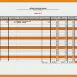 Exklusiv 7 Arbeitszeitnachweis Excel Vorlage Kostenlos 2017