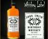 Exklusiv Benutzerdefinierte Etikett Personalisiert Whisky Label