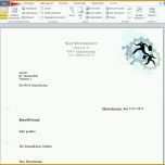 Exklusiv Vorlage Word Brief Briefkopf Mit Microsoft Word Erstellen