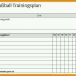 Fabelhaft 11 Trainingsplan Vorlage Excel