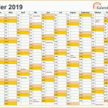 Fabelhaft Excel Kalender 2019 Kostenlos