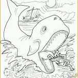 Fabelhaft Jona Im Wal Ausmalbilder Jonah In the Whale Coloring Pages