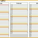 Fabelhaft Kalender 2017 Zum Ausdrucken In Excel 16 Vorlagen