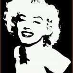 Fabelhaft Pop Art Vorlagen Beste Marilyn Monroe Stencil