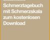 Fabelhaft Schmerztagebuch Mit Schmerzskala Zum Kostenlosen Download